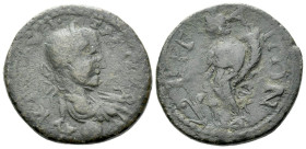 Pamphilia, Perge Trebonianus Gallus, 251-253 Bronze circa 251-253 - Ex Naville Numismatics sale 69, 2021, 134. From the E.E. Clain-Stefanelli collecti...