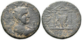 Pamphilia, Perge Gallienus, 253-268 10 Assaria circa 253-268 - Ex Naville Numismatics sale 69, 2021, 137. From the E.E. Clain-Stefanelli collection. S...