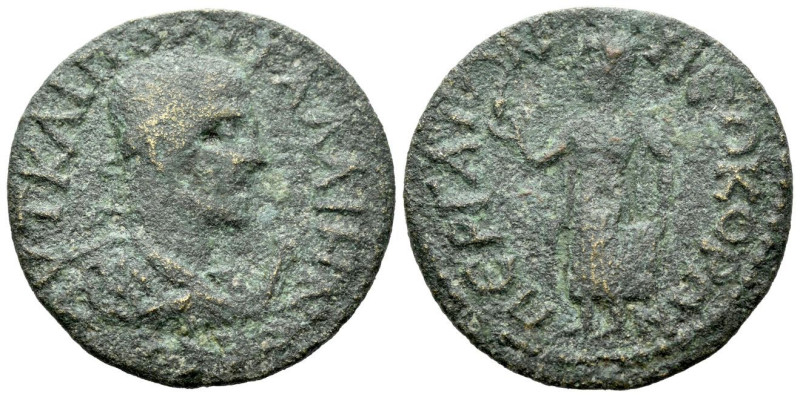 Pamphilia, Perge Gallienus, 253-268 10 Assaria circa 253-268, Æ 28.00 mm., 11.15...