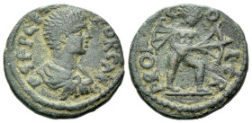 Pisidia, Cremna Geta caesar, 198-209 Bronze circa 198-209 - Ex Naville Numismatics sale 67, 2021, 158. From the E.E. Clain-Stefanelli collection.