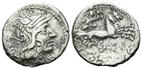 M. Calidius, Q. Metellus and Cn. Fulvius Denarius 117-116 BC