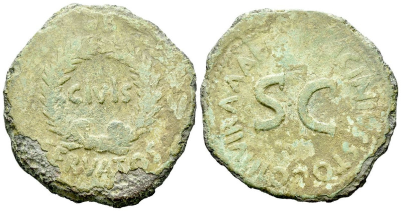 Octavian as Augustus, 27 BC – 14 AD Sestertius Rome circa 27 BC – AD 14, Æ 34.00...