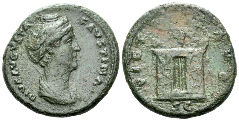 Diva Faustina I As Rome After 141, Æ 27.00 mm., 10.57 g.

Rare. Surface gently...