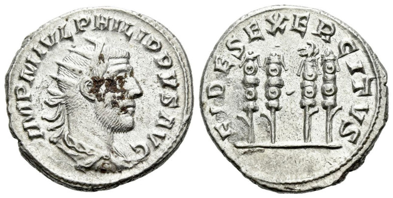 Philip I, 244-249 Antoninianus Rome circa 244-249, AR 21.00 mm., 4.33 g.

Depo...