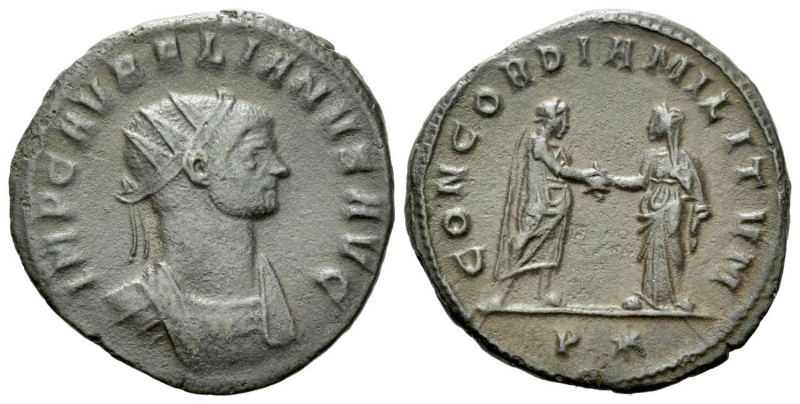 Aurelian, 270-275 Antoninianus circa 270-275, billon 21.00 mm., 3.82 g.

Trace...