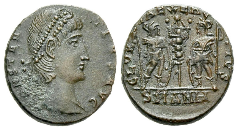 Constantius II, 337-361 AE4 Antiochia circa 337-361, Æ 14.00 mm., 2.01 g.

Min...