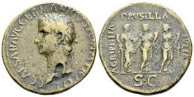 Reproduction. Sestertius, modern replica of Gaius XX century - Ex Priapus Numismatics sale 3, 890. (Sold but unpaid)