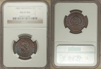 Republic Centavo 1888 MS65 Brown NGC, KM32. Arms / Capped liberty head left. From A Special Selection of World Coins

HID09801242017