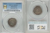 Hildesheim. Ferdinand 1/24 Thaler 1615 MS64 PCGS, KM24, Bahrfeldt 146. Coat of arms / Imperial orb with Z4 divides date with titles of Matthias. From ...