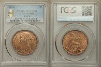 Victoria Penny 1890 MS64 Red PCGS, KM755, S-3954. Mature bust, without die number / Britannia seated right. From A Special Selection of World Coins

H...