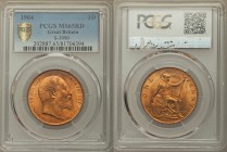 Edward VII Penny 1904 MS65 Red PCGS, KM794.2, S-3990. Head right / Britannia seated right, high sea level. From A Special Selection of World Coins

HI...