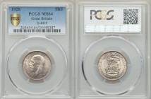 George V Shilling 1928 MS64 PCGS, KM833, S-4039. Head left / Lion atop crown. From A Special Selection of World Coins

HID09801242017