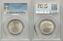 Republic Florin 1939 MS63 PCGS, KM15. Irish harp / Salmon and value. From A Special Selection of World Coins

HID09801242017