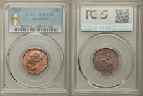 British Dependency. Victoria Farthing 1839 MS64 Red and Brown PCGS, KM12. Head left / Triskeles. From A Special Selection of World Coins

HID098012420...