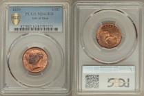 British Dependency. Victoria Farthing 1839 MS63 Red and Brown PCGS, KM12. From A Special Selection of World Coins

HID09801242017