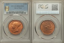 British Dependency. Victoria 1/2 Penny 1839 MS63 Red PCGS, KM13. Head left / Triskeles. From A Special Selection of World Coins

HID09801242017