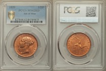 British Dependency. Victoria 1/2 Penny 1839 MS62 Red PCGS, KM13. Head left / Triskeles. From A Special Selection of World Coins

HID09801242017