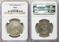 George V Proof 2-1/2 Shillings 1923 PR64 NGC, KM19.1. Crowned bust left / Shield divides date. From A Special Selection of World Coins

HID09801242017