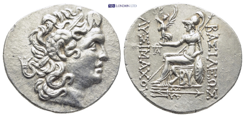 KINGS OF THRACE. Lysimachos, 305-281 BC. Tetradrachm (33mm, 16.8 g), Byzantion, ...