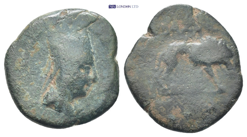 Kings of Commagene, Antiochos I Theos Æ Tetrachalkon. (29mm, 5.8 g) Circa 69-34 ...