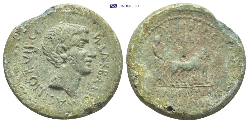 MYSIA. Parium. Augustus (27 BC- 14 AD.) AE (24mm, 7.2 g.). M. Barbatius and M. A...