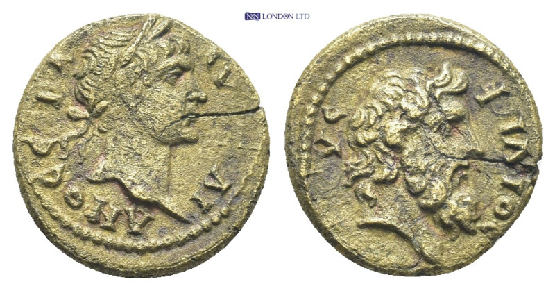 MYSIA. Pergamum. Trajan (98-117). Ae. (16mm, 3.0 g) Obv: ΑVΤ ΤΡΑΙΑΝΟС СЄΒ. Laure...