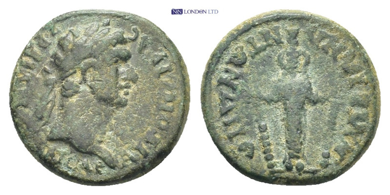 Lydia, Philadelphia. Domitian (81-96). Æ (18mm, 5.6 g). Lagetes, magistrate. Lau...