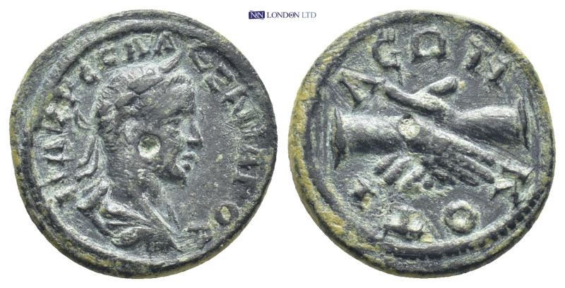 Phrygia, Cotiaeum. Severus Alexander. A.D. 222-235. AE (18mm, 2.88 g). Μ ΑVΡ СЄ ...