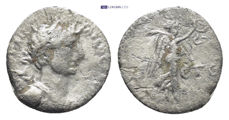 Cappadocia, Caesarea. Hadrian. AR, Hemidrachm. (13mm, 1.33 g) 117-138 AD. Obv: B...