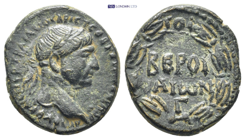 CYRRHESTICA, Beroea. Trajan. AD 98-117. Æ (25mm, 16.8 g). Laureate head right / ...