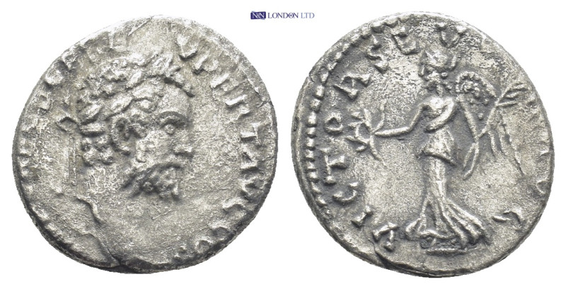 SEPTIMIUS SEVERUS (193-211). Denarius. (16mm 3.2 g)Emesa. Obv: IMP CAE L SEP SEV...