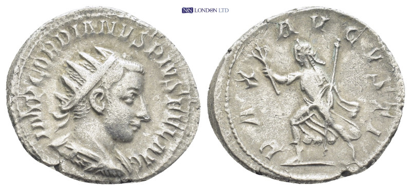 Gordian III, AD 238-244. AR, Antoninianus.(23mm, 4.4 g). Rome. Obv: IMP GORDIANV...