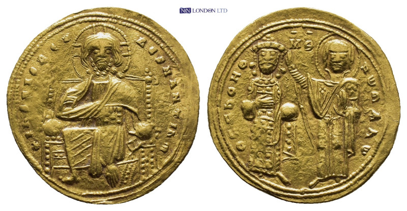 Romanos III, 1028-1034 AD. Gold Histamenon Nomisma (23mm, 4.43 g) of Constantino...