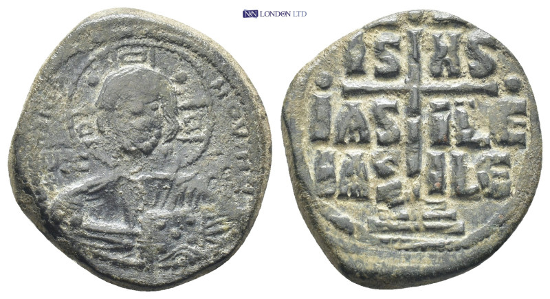 Romanus III Argyrus AD 1028-1034. Constantinople Anonymous follis Æ (29mm. 14.9 ...
