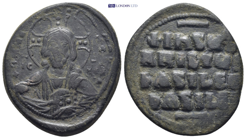 Anonymous Æ 40 Nummi. (33mm, 14.6 g) Time of Basil II and Constantine VIII. Cons...