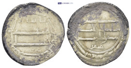 Abbasid. al-Muhammadiya mint. al-Ma'mun AH 194-218. Struck AH 195 , citing Tahir b. al-Husayn in the outer obverse margin and in the reverse the calip...