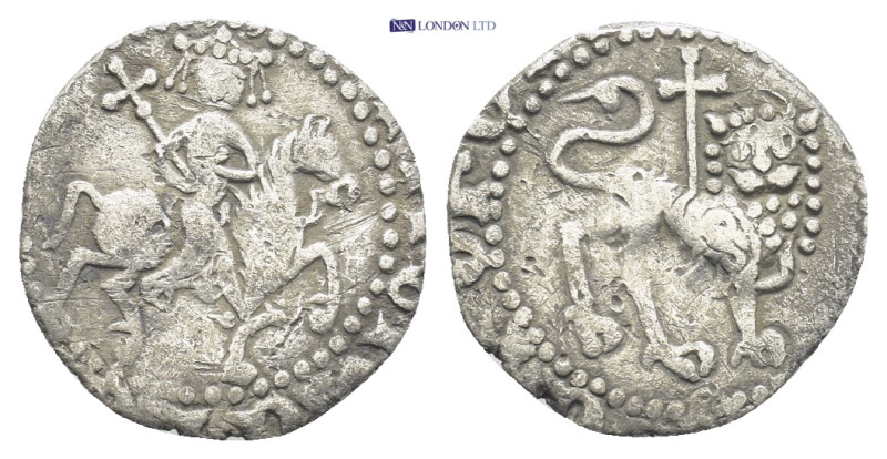 Armenia, Cilician Armenia. Royal. Levon II (AD 1269-1289) AR Half Tram. (15mm, 1...