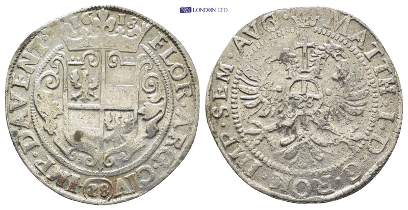 Mattias I Netherlands, AR (38mm, 20.1 g) 28 Stuivers-Florijn Zwolle 1619 AD. Dat...