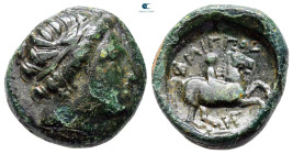 Kings of Macedon. Uncertain mint. Philip II of Macedon 359-336 BC. Bronze Æ