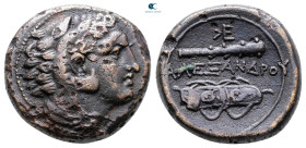 Kings of Macedon. Uncertain mint. Alexander III "the Great" 336-323 BC. Bronze Æ