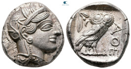 Attica. Athens circa 454-404 BC. Tetradrachm AR