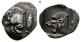 Mysia. Kyzikos circa 525-475 BC. Obol AR
