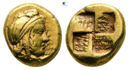 Mysia. Kyzikos circa 450-400 BC. Sixth Stater or Hekte EL