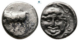 Mysia. Parion circa 400-350 BC. Hemidrachm AR