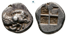 Ionia. Klazomenai circa 499-494 BC. Diobol AR