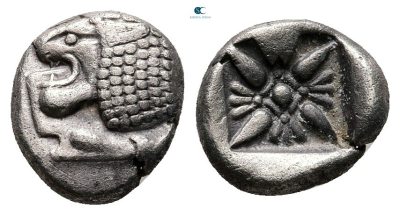 Ionia. Miletos circa 525-475 BC. 
Diobol AR

10 mm, 1,15 g



Very Fine