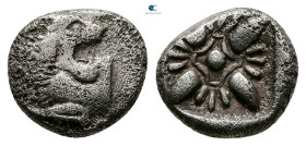 Ionia. Miletos circa 525-475 BC. Diobol AR