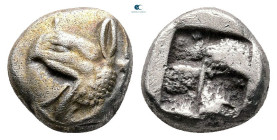 Ionia. Phokaia circa 521-478 BC. Trihemiobol AR