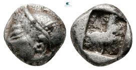Ionia. Phokaia circa 510-494 BC. Diobol AR