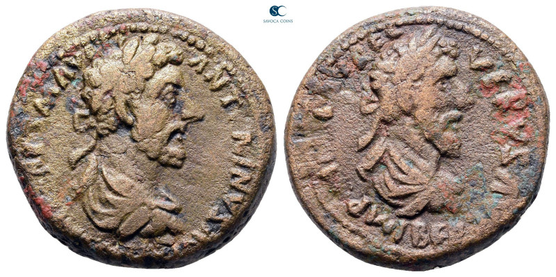 Phoenicia. Berytus. Marcus Aurelius and Lucius Verus AD 165-166. 
Bronze Æ

2...